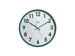 Wandklok CEP Orium Naturalis 31cm geruisloos uurwerk groen