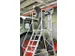 escalier mobile,estrade H 1,7m,7 à profilés antidérapants,alu