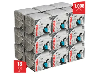 Poetsdoek WypAll L40 1-laags 304x317mm 18x56stuks wit 7471 - 3