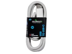 Kabel Green Mouse USB-A naar USB-C data Woven 1m