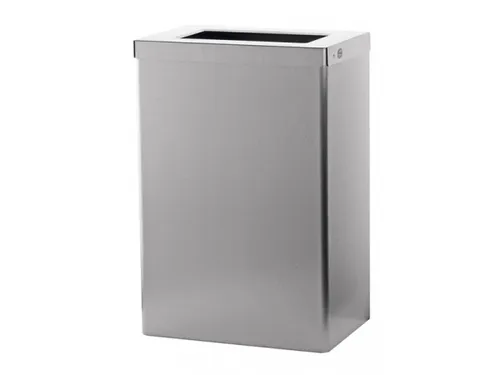 Afvalbak 50 Liter RVS anti-fingerprint coating