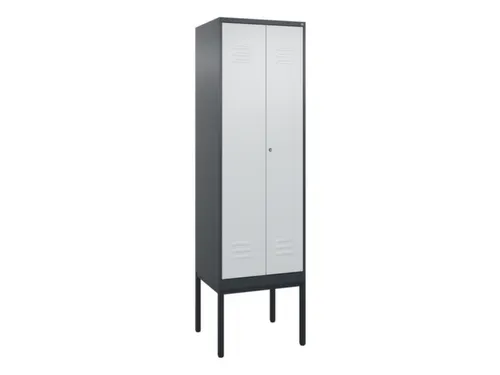 locker voor scheiding van kleding,HxBxD 2120x600x500mm,2vak