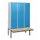 locker met bank,HxBxD 1950x1200x815mm,3vak,vak B 400mm,cil.-slot