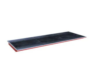 ophangbak,opvangvol. 200l,HxBxD 110x3250x1265/915mm,m. PE-element - 1