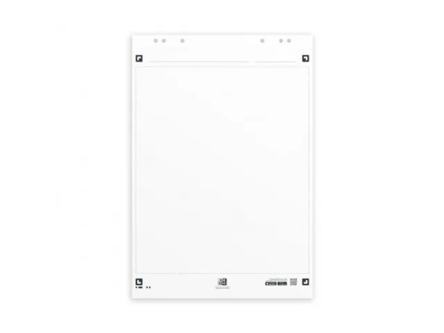 Flipoverpapier Oxford smart 60x80cm blanco 90gr 20v