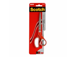 Schaar Scotch 20cm comfort rood blister - 4