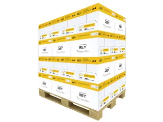 Kopieerpapier Rey Text Graphics A4 80 Gram Wit Pallet - 1