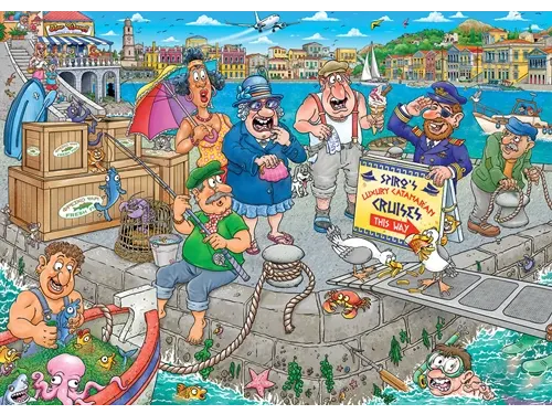 Wasgij Original Puzzel 47 De boot in! 1000 stukjes