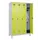 locker,HxBxD 1950x1200x500mm,4vak,vak B 300mm,draaigrendel,voeten