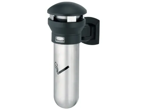 Rubbermaid wandasbak Infinity 46x30cm roestvrij metaal zwart zilver