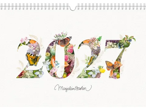 Familiekalender 2027 Marjolein Bastin A4 nederlands