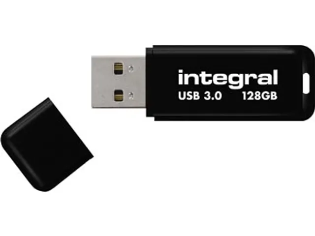 Integral Usb-Stick 3.0, 128Gb, Zwart
