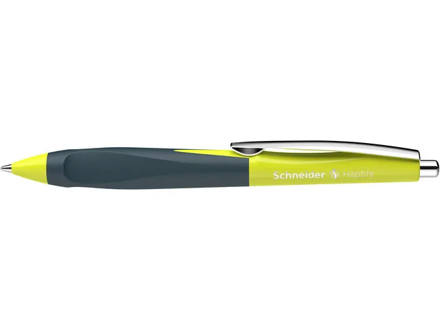 Stylo bille Schneider Haptify Jaune - Océan profond
