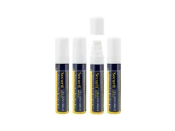 Krijtstift Securit Sma-720 Blokpunt 7-15mm Wit 4 Stuks