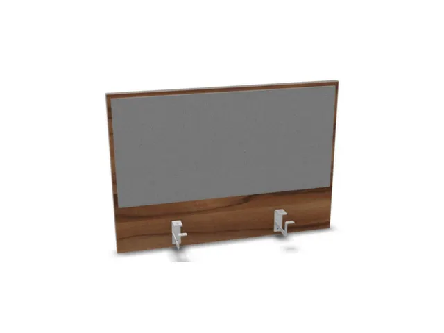panneau de rehausse p. table de bureau NP-noyer Tiepolo BN8078-gris