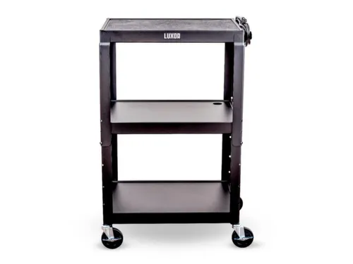 bijzetwagen,HxLxB 610-1060x610x460mm,zwart,3niveau(s)