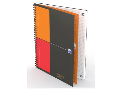 Spiraalblok Oxford International Notebook A5+ ruit 5mm