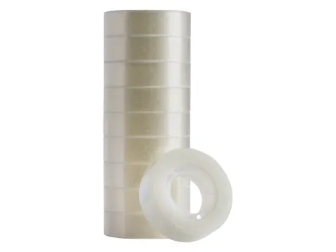 Plakband Quantore 15mmx33m Kleine Kern Transparant