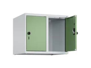 opzetkast,v. locker,2vak.,vak B 300mm,HxBxD 500x600x500mm,draaigrendel - 1