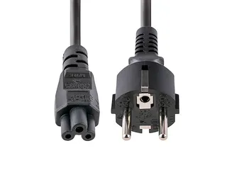 Laptop Stroomkabel 3 Meter EU Schuko Plug naar C5 Clover Leaf - 4