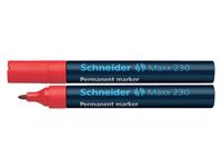 Viltstift Schneider 230 rond rood 1-3mm