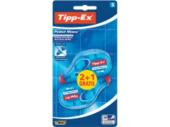 correctieroller Pocket Mouse blister met 2 + 1