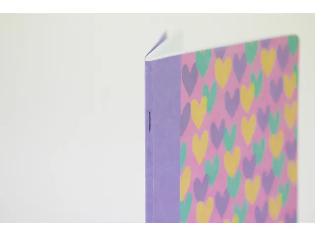 Cahier d'exercices B'LOG HEARTS A5 quadrillé 5mm 48v 90gr shrink 2 pc