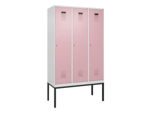 locker voor scheiding van kleding,HxBxD 2120x1200x500mm,3vak