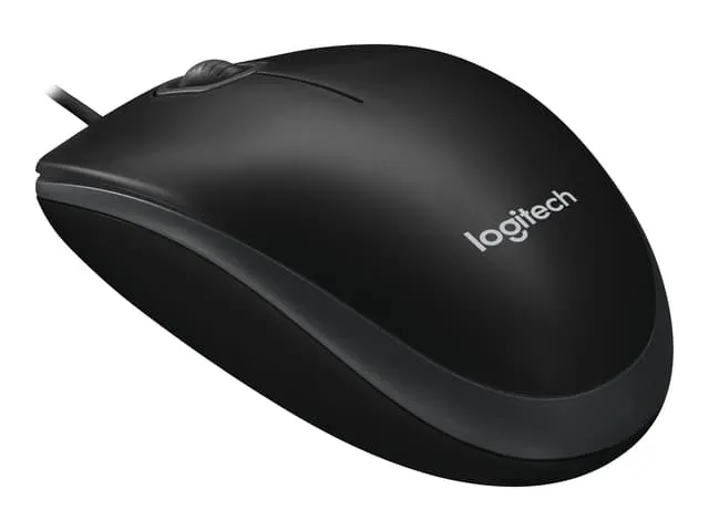 Logitech B100 muis USB-A Zwart