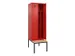 locker met bank,voor scheiding van kleding,HxBxD 2120x600x815mm,2vak