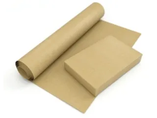 Verpakkingspapier Rol Kraft Gerecycled 1000mmx544mtr 90g/m2 Ecru - 2