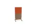 cloison de séparation,Hxl 1545x800mm,NT-cerise,BN3012-orange