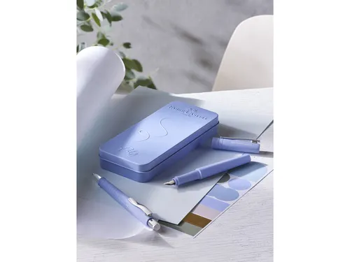 Balpen en Vulpen Faber-Castell Poly Pen in giftbox pale iris.