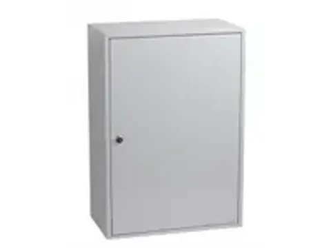 OUTLET sleutelkast,200haak,HxBxD 550x380x140mm,romp grijs,front grijs