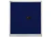 Armoire portes battantes 1000x914x400mm 1 tablette acier gris/bleu