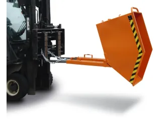 Kiepbak Staalplaat 740x590x1130mm Inh. 0.25m³ 300kg Oranje - 1