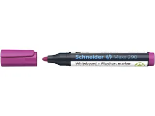 Boardmarker Schneider Maxx 290 ronde punt magenta 2-3mm - 4