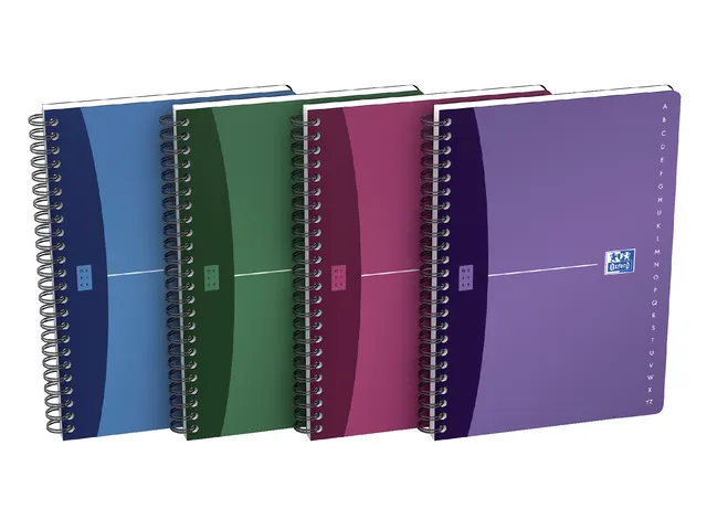 Indexboek Oxford Urban Mix A5 90vel alfabet lijn Assorti