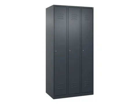 locker voor scheiding van kleding,HxBxD 1850x900x500mm,3vak