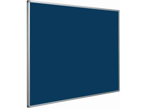 Prikbord Bulletin Blauw 90x120cm Softline Profiel 16mm