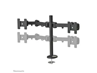 Monitorarm FPMA-D960DG 2 Schermen tot 27 Inch met Doorvoer Zwart - 5