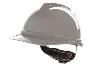 MSA V-Gard 500 ongeventileerde veiligheidshelm met Fas-Trac III binnen - 1