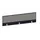 baliepaneel,v. bureau,aanbouw achter,B 1600mm,CC-zwart,BN8078-grijs
