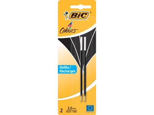 vulling voor balpen 4 Colours Medium 2 stuks zwart