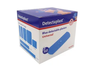 Detectaplast 8141 Pleister waterafstotend blauw 25x72mm 100 Stuks - 1