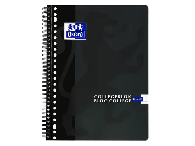 Collegeblok Oxford School Scribzee A4 23-Gaats Ruit 10Mm 80Vel Assorti