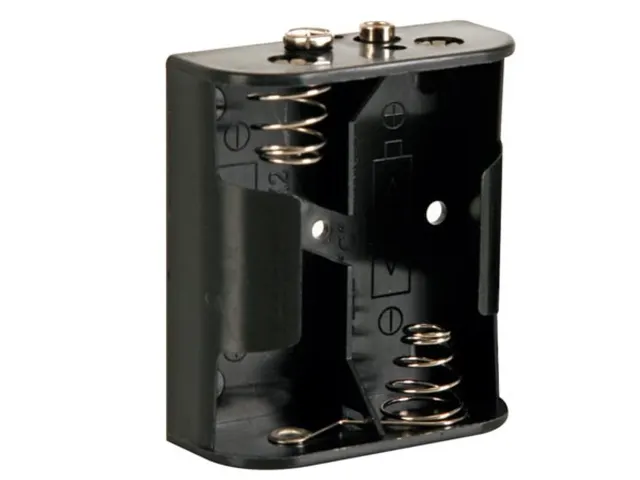 Batterijhouder Voor 2 x C-CEL (Voor Batterijclips)