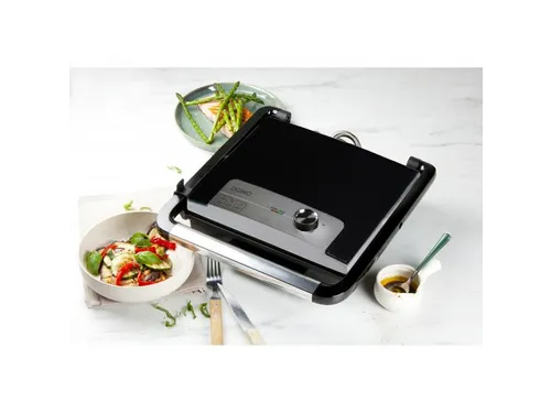 Multifunctionele Contactgrill Inox Zwart
