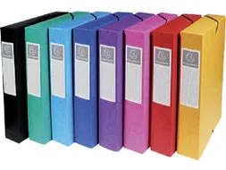 Elastobox Exacompta A4 60mm 600gr Assorti karton