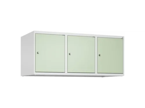 opzetkast,v. locker,3vak.,vak B 400mm,HxBxD 500x1200x500mm